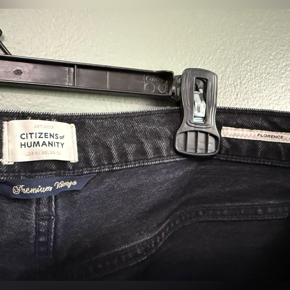 Citizens 'Florence' Straight Wide Leg Jeans, Cropped Short Length - Picture 9 of 11